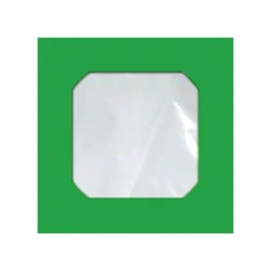 Envelope para CD 125x125mm verde com 250 unidades