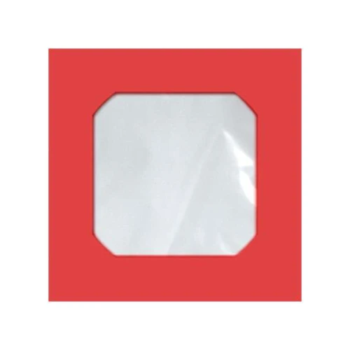 Envelope para CD 125x125mm vermelho com 250 unidades