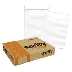Envelope saco branco 240x340mm 90gr Scrity