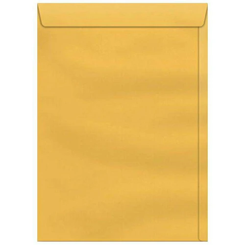 Envelope saco ouro 20x28cm 80gr com 100 unidades