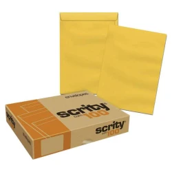 Envelope saco ouro 24x34cm 80gr Scrity