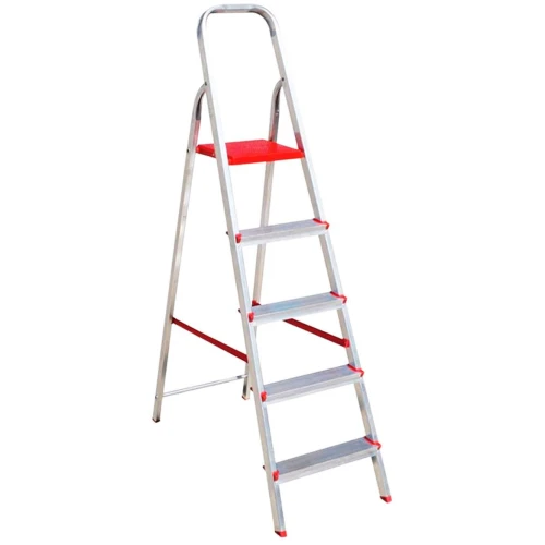 Escada Doméstica 5 Degraus em Alumínio