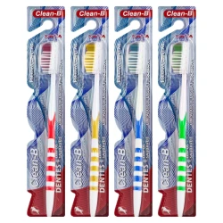 Escova dental adulto macia colorida com capa CB-949 Clean-B