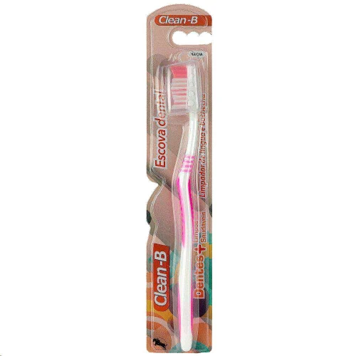 Escova dental adulto macia com capa coloridas