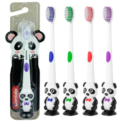 Escova dental infantil macia panda sortidas