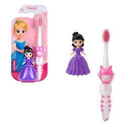 Escova dental infantil macia princesas