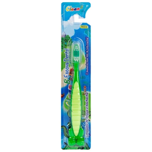 Escova dental infantil macia sortidas com capa
