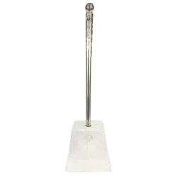 Escova lava sanitário com suporte cristal