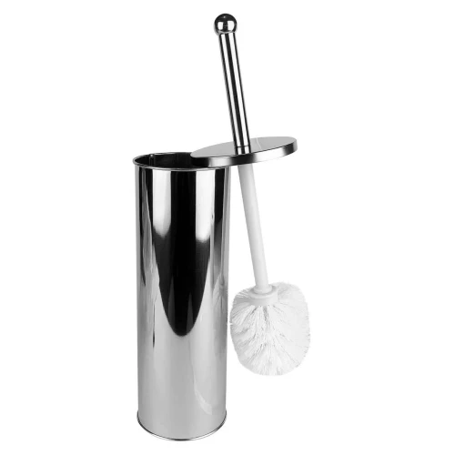 Escova lava sanitário com suporte de metal 38x10cm Selenita
