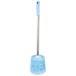 Escova lava sanitário com suporte decorado vazado sortido
