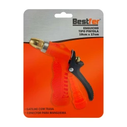 Esguicho para mangueira pistola ponta de metal 18cm