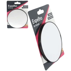 Espelho com ventosa 14cm redondo amplia 5x