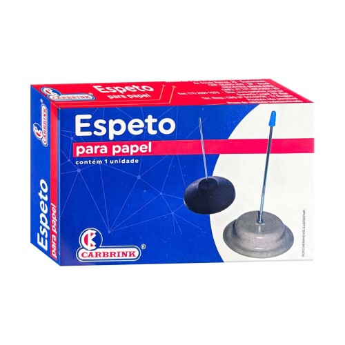 Espeto de papel com base plástico preto Carbrink Espeto de papel com base plástico preto Carbrink