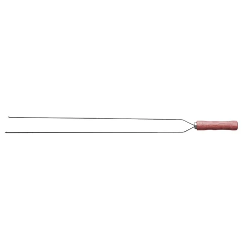 Espeto para churrasco duplo alumínio 70cm Espeto para churrasco duplo alumínio 70cm