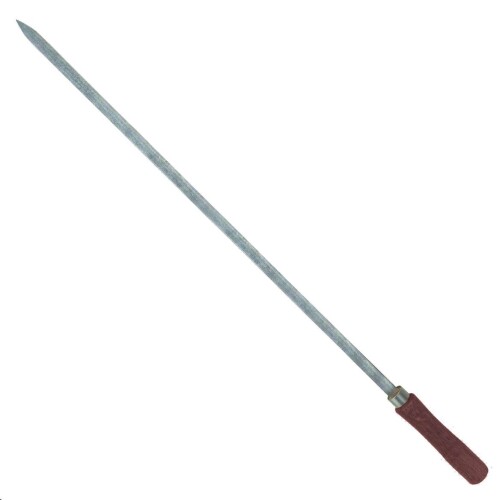 Espeto para churrasco duplo zincado 80cm
