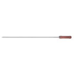 Espeto para churrasco simples zincado 80cm
