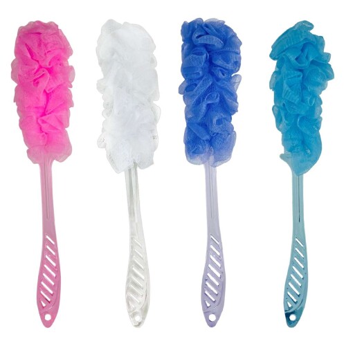 Esponja de banho bucha com cabo 43cm sortido Esponja de banho bucha com cabo 43cm sortido