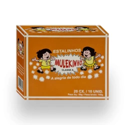 Estalinho 20 caixas com 10 unidades Mulekinho