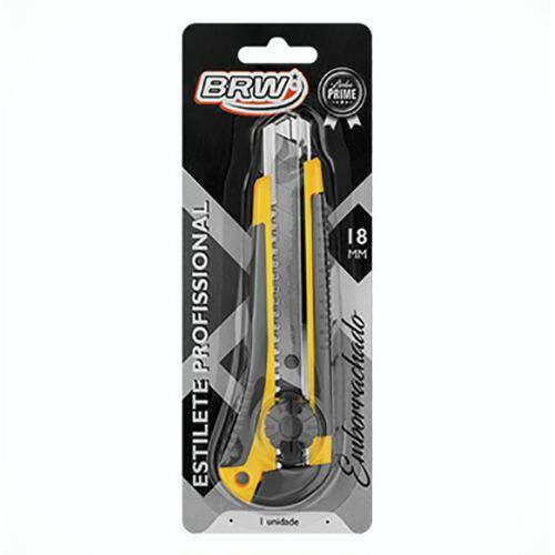 Estilete largo 18mm profissional Brw Estilete largo 18mm profissional Brw