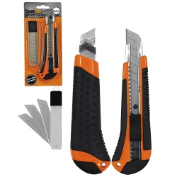 Estilete largo automatico 18mm com 5 laminas