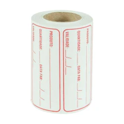 Etiqueta de produto com 250 unidades Leigil