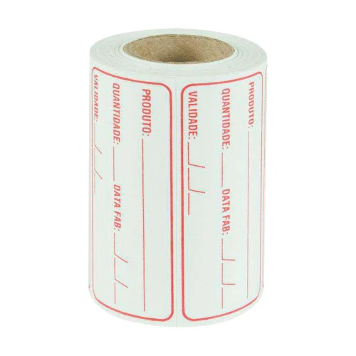 Etiqueta de produto com 250 unidades Leigil