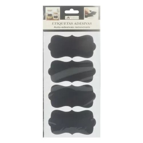 Etiquetas adesivas decorativas 10x5cm com 04 unidades Amigold