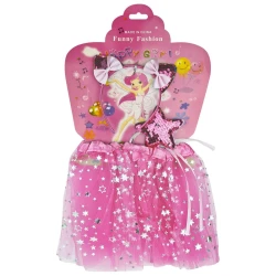 Fantasia saia + tiara + varinha sortida