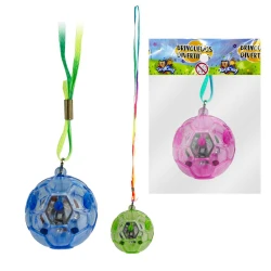 Festas colar plástico com luz bolinha sortido ToyKing