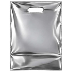 Festas sacola metalizada 16x24cm com 10 unidades