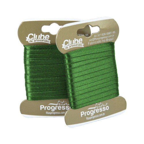 FITA DE CETIM DUPLO 10MTX4MM T900 VERDE BANDEIRA 217 PROGRESSO FITA DE CETIM DUPLO 10MTX4MM T900 VERDE BANDEIRA 217 PROGRESSO
