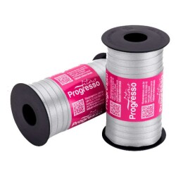 FITA DE CETIM SIMPLES 100MTX7MM CF001 PRATA 084