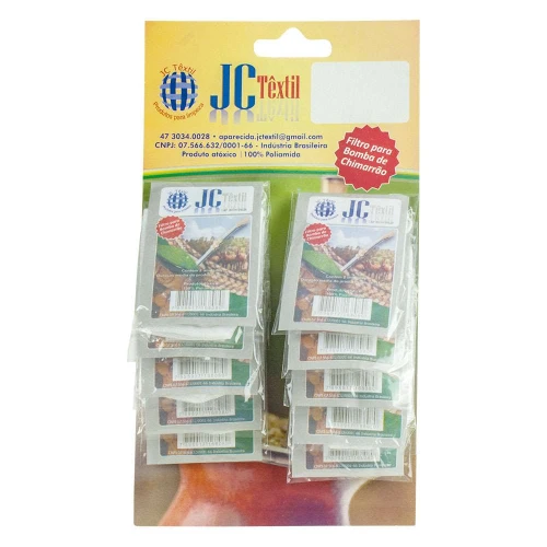 Filtro para bomba de chimarrão com 10x2un JC Textil