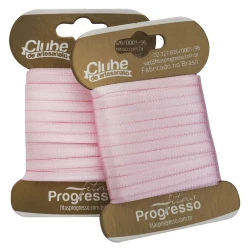 Fita cetim duplo 10mtx4mm rosa bebê 310