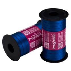 Fita cetim simples 100mtx7mm azul pavão 276