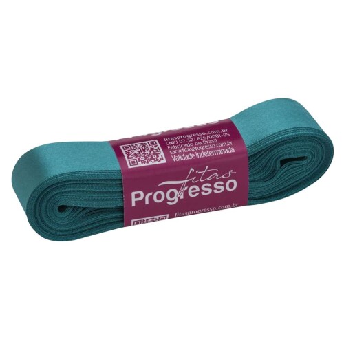 Fita cetim simples 10mtx22mm verde jade 1102