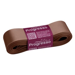 Fita cetim simples 10mtx30mm marrom 391