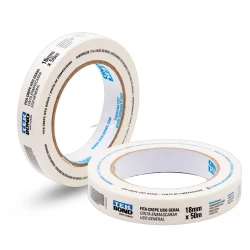 Fita crepe 18mmX50mt branca Tek Bond