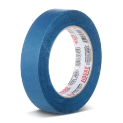 Fita crepe 24mm x 50 metros azul pintura imobiliaria Adere
