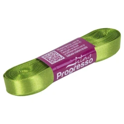 Fita de cetim simples 10mt x 10mm verde folha 677 Progresso CF002