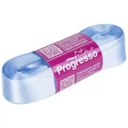 Fita de cetim simples 10mt x 15mm azul celeste 246 Progresso CF003