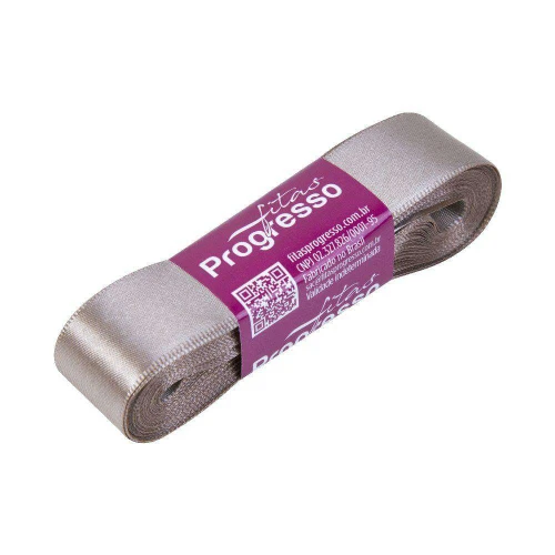 Fita de cetim simples 10mt x 22mm chocolate 971 Progresso
