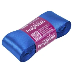 Fita de cetim simples 10mtx38mm cf009 azul royal 214 progresso