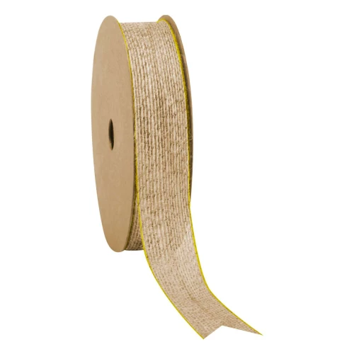 Fita de juta 2,5cm x 10 metros com detalhe sortidos