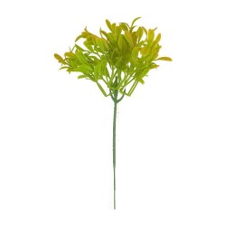 Flor pick folhas mini claras 20cm