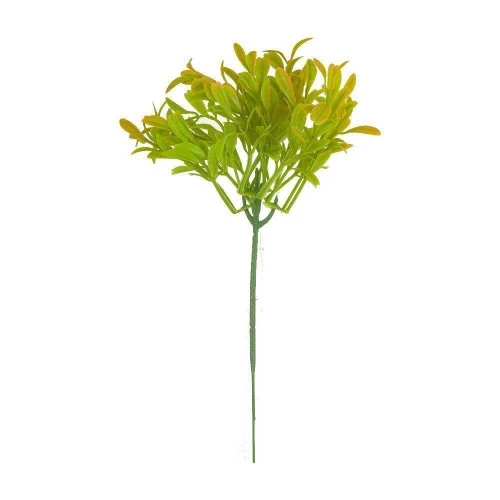 Flor pick folhas mini claras 20cm Flor pick folhas mini claras 20cm