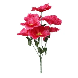 Flor buquê aberta com 07 galhos 52cm