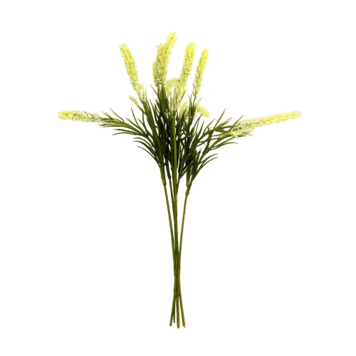 Flor buquê capim com 05 galhos 35cm