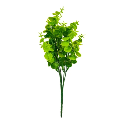 Flor buquê eucalipto 05 galhos 32cm