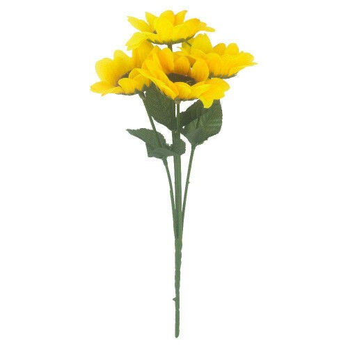 Flor buquê mini girassol com 05 galhos